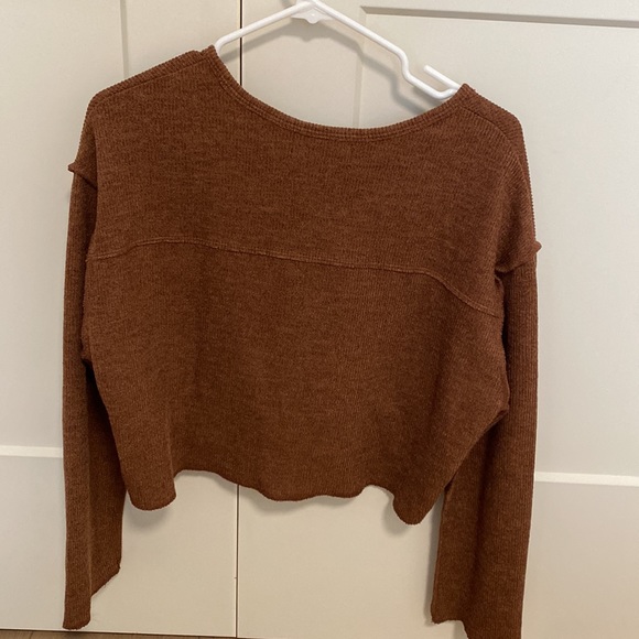 Urban outfitters brown long sleeve - Picture 2 of 4